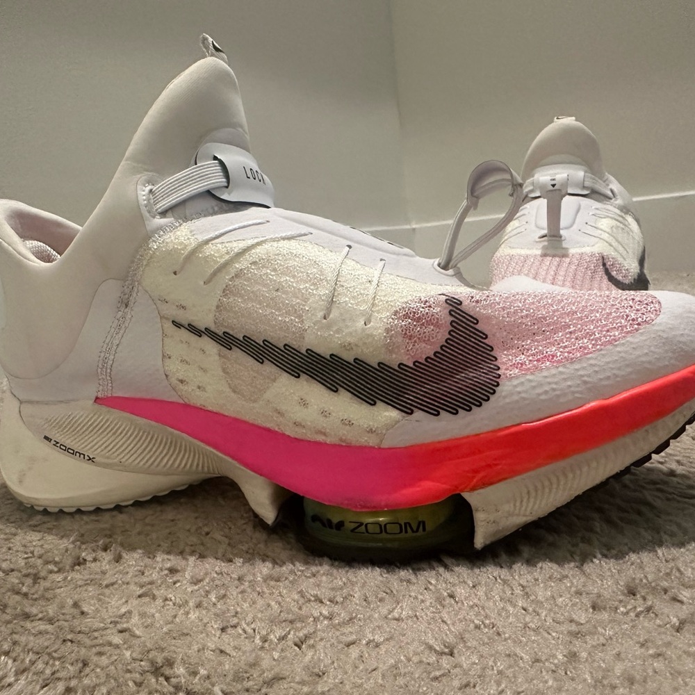 Nike White, Pink & Neon Coral Men's Running Sneakers